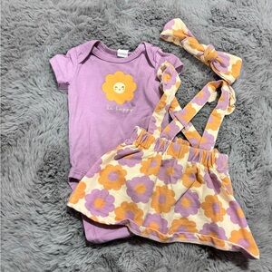 PL Baby overall dress set